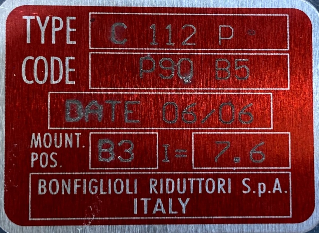 motoreduktor / przekładnia 1,1kW 183obr. 3fazowy - zdjęcie 3