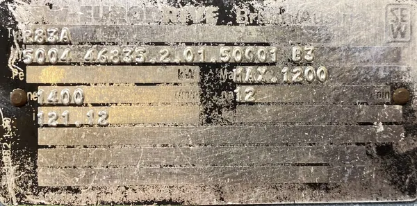Motoreduktor / przekładnia 1,5kW 12obr. 3fazowy SEW - zdjęcie 2