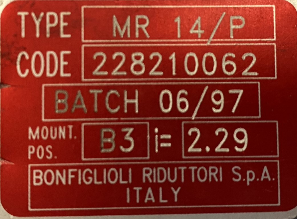 reduktor / przekładnia walcowa MR 14/P - zdjęcie 2
