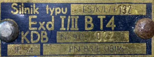 Silnik elektryczny 5,5kW 1450obr. 3fazowy Tamel Ex - zdjęcie 3