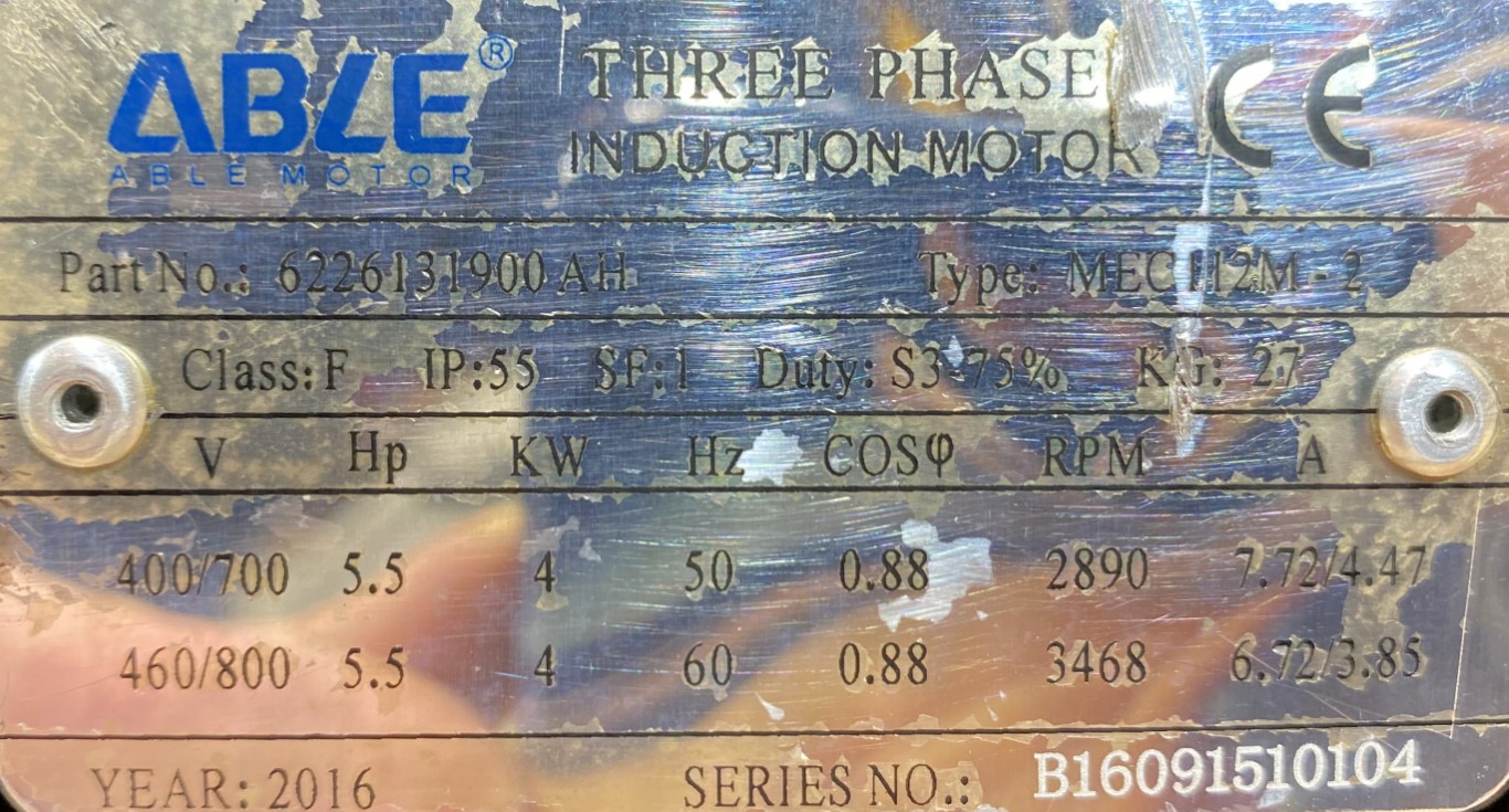 silnik elektryczny 4kW 2890br. 3fazowy - zdjęcie 2