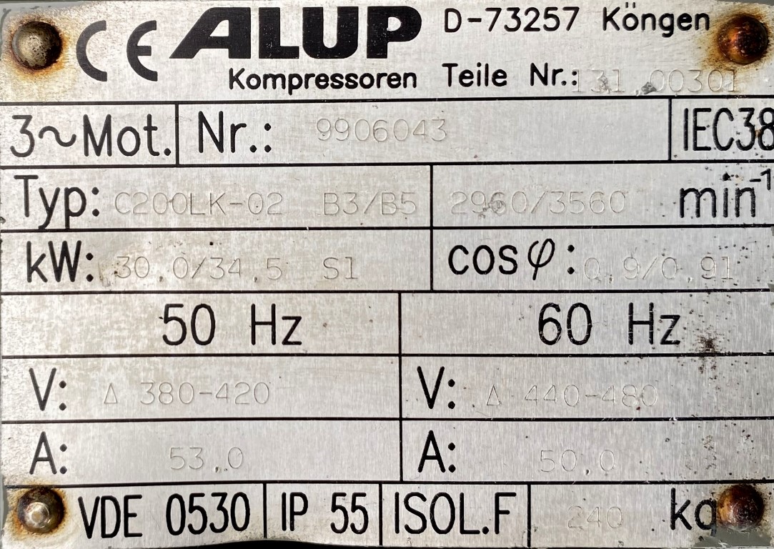  silnik elektryczny 30kW 2960obr. 3fazowy - zdjęcie 2