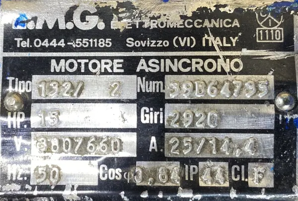 Silnik elektryczny 11kW 2920obr. 3fazowy - zdjęcie 2