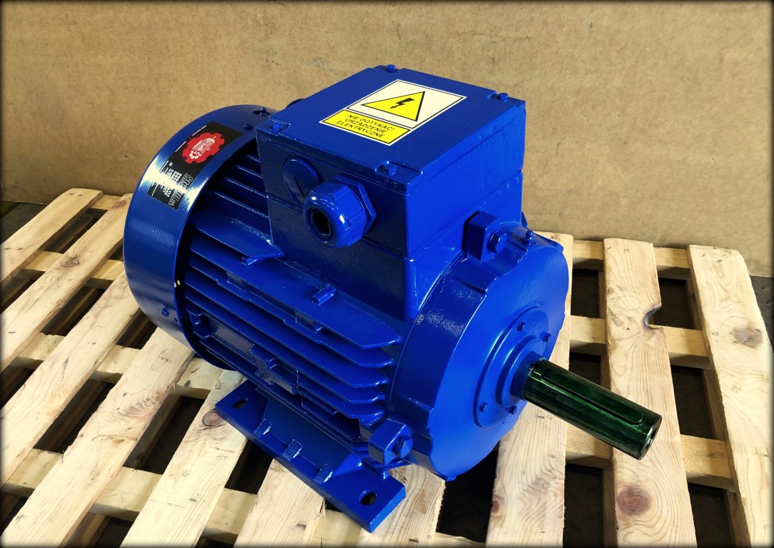 silnik elektryczny dwubiegowy 11,5/2,9kW 2930/1465obr.
