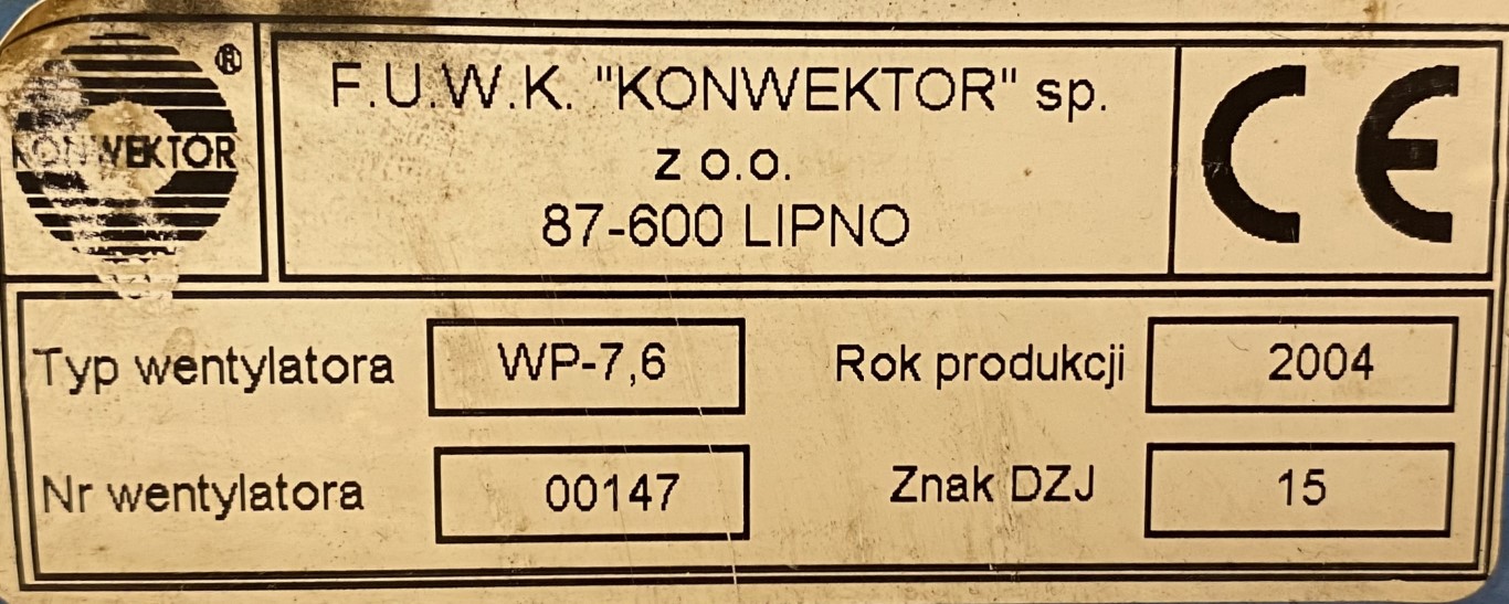 wentylator / dmuchawa 0,55kW 2780obr. 1fazowy 230V - zdjęcie 4
