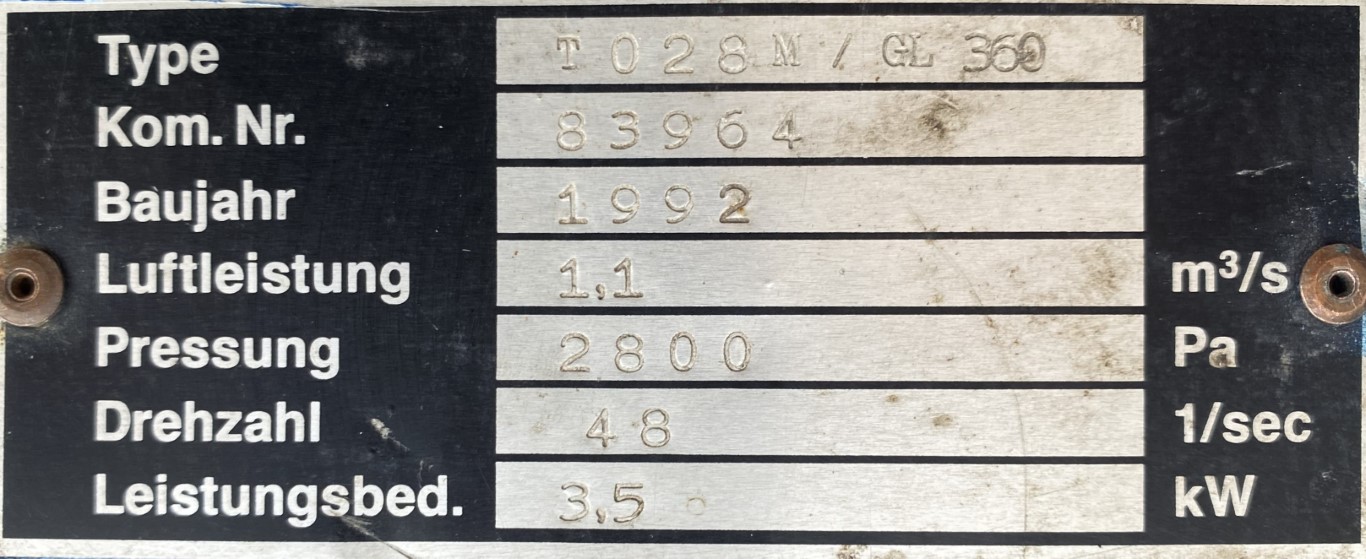 wentylator / dmuchawa 5,5kW 2860obr. - zdjęcie 4