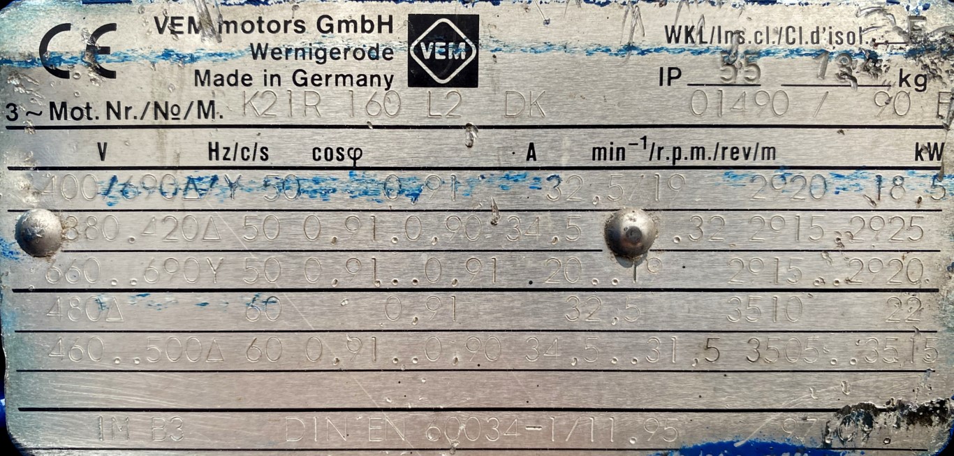 wentylator / dmuchawa 18,5kW 2925obr. - zdjęcie 3