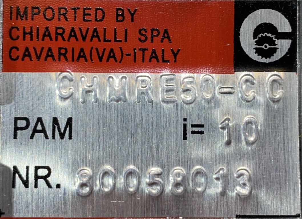 reduktor / przekładnia ślimakowa CHMRE50-CC - zdjęcie 3