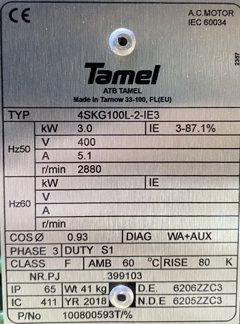 motoreduktor / przekładnia 3kW 229obr. - zdjęcie 2