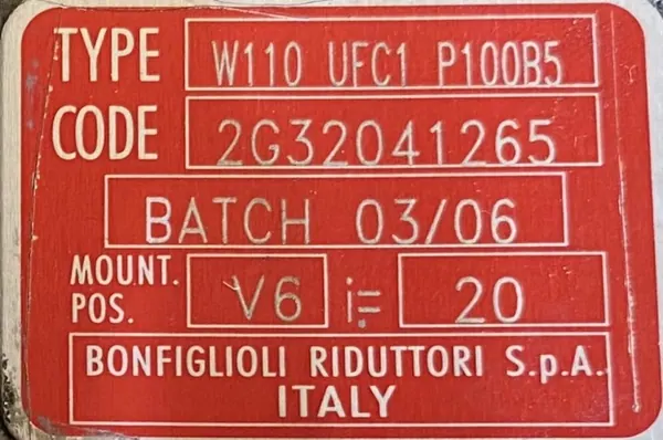 Motoreduktor / przekładnia 4kW 71,5obr. - zdjęcie 3