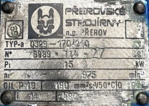 Motoreduktor / przekładnia 15kW 69obr. - zdjęcie 2