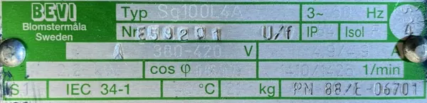 Silnik elektryczny 2,2kW 1425obr. 3fazowy - zdjęcie 2
