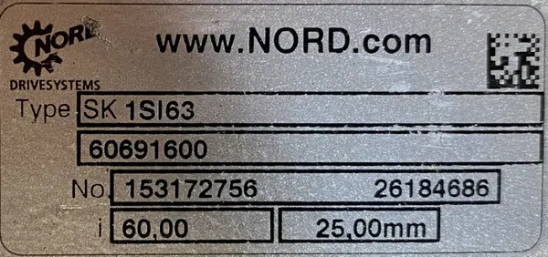 Motoreduktor / przekładnia 0,25kW 23obr. 3fazowy NORD - zdjęcie 3