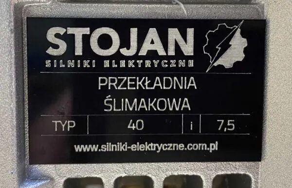 Motoreduktor / przekładnia 0,37kW 116obr. 3fazowy - zdjęcie 3