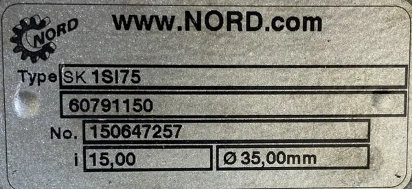 Motoreduktor / przekładnia 1,5kW 92obr. NORD - zdjęcie 3