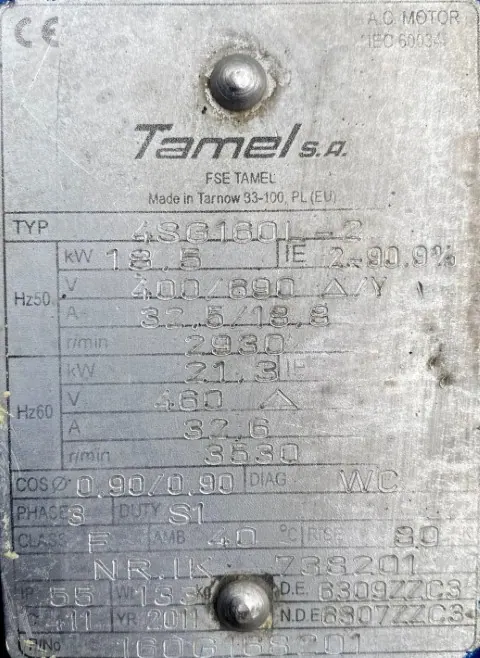 Wentylator / dmuchawa 18,5kW 2930obr. - zdjęcie 2