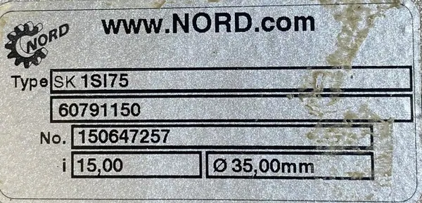 Motoreduktor / przekładnia 0,55kW 92obr. 3fazowy NORD - zdjęcie 3