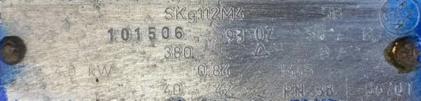 Silnik elektryczny 4kW 1445obr. 3fazowy Tamel - zdjęcie 2