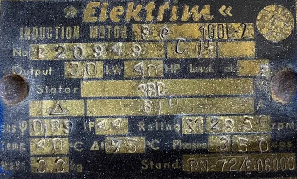 Silnik elektryczny 3kW 2850obr. 3fazowy - zdjęcie 2