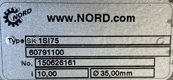 Motoreduktor / przekładnia 1,1kW 138obr. 1fazowy 230V NORD - zdjęcie 3