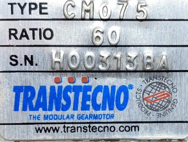 Motoreduktor / przekładnia 0,55kW 15obr. 3fazowy TRANSTECNO - zdjęcie 3