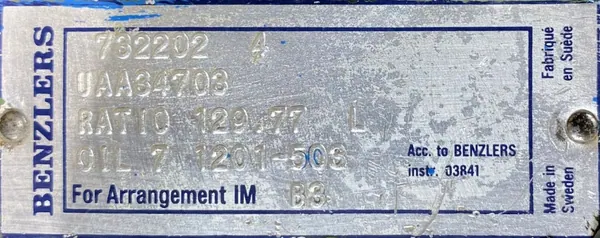 Motoreduktor / przekładnia 1,5kW 11obr. - zdjęcie 3