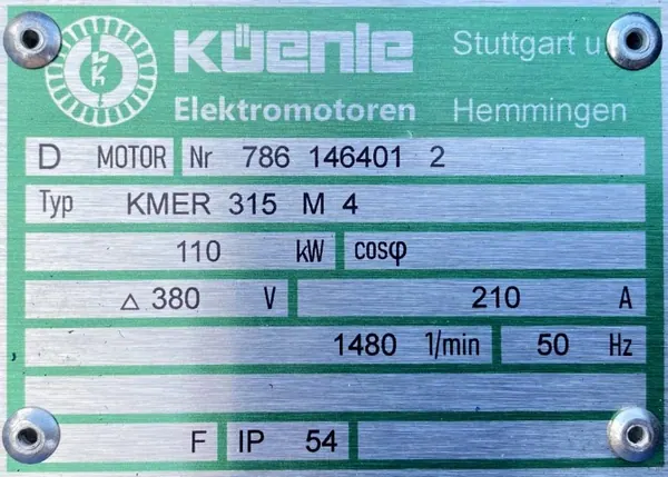 Silnik elektryczny 110kW 1480obr. 3fazowy - zdjęcie 2
