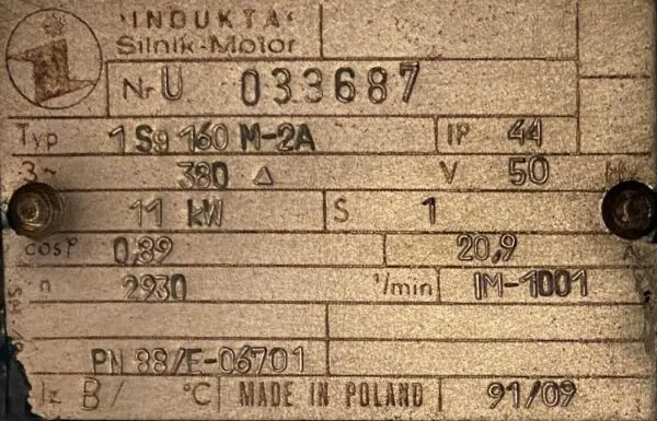 Wentylator / dmuchawa 11kW 2900obr. - zdjęcie 2