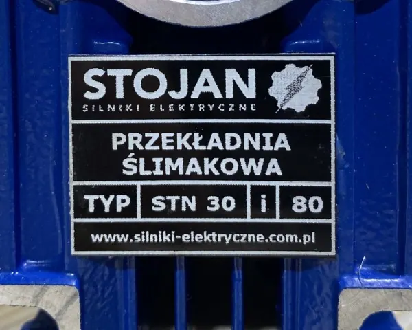 Motoreduktor / przekładnia 0,12kW 16obr. 3fazowy - zdjęcie 3