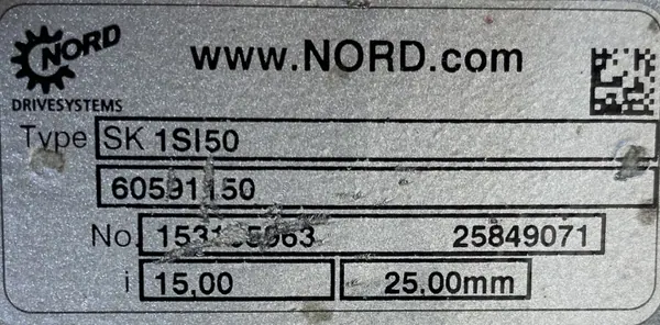 Motoreduktor / przekładnia 0,55kW 93obr. 3fazowy NORD - zdjęcie 3