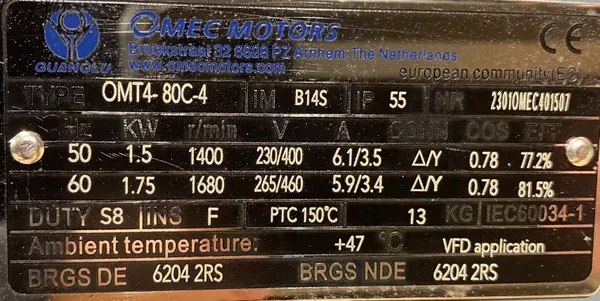 Motoreduktor / przekładnia 1,5kW 70obr. - zdjęcie 2