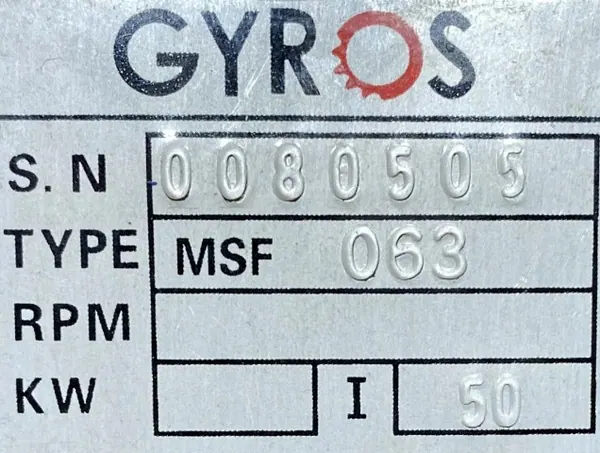 Motoreduktor / przekładnia 0,37kW 27obr. 3fazowy - zdjęcie 3