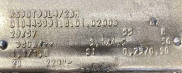 Motoreduktor / przekładnia 1,1/1,8kW 29/57obr. HAMULEC SEW - zdjęcie 2