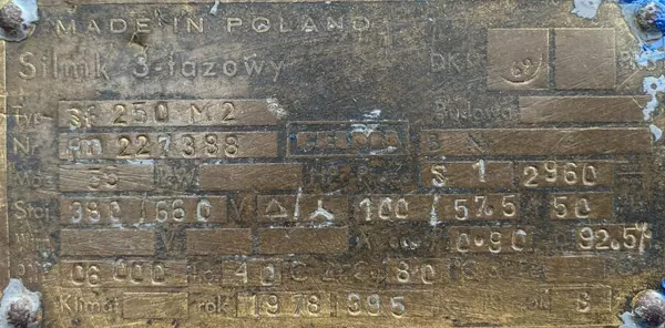 Silnik elektryczny 55kW 2960obr. 3fazowy CELMA - zdjęcie 2