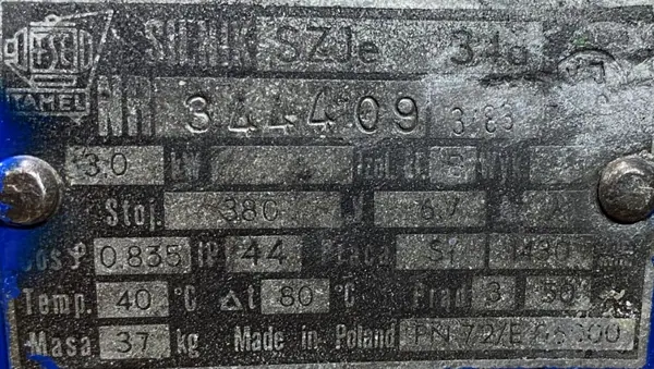 Silnik elektryczny 3kW 1420obr. 3fazowy TAMEL SZJe 34a - zdjęcie 2