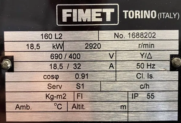 Wentylator / dmuchawa 18,5kW 2920obr. stal KWASOODPORNA - zdjęcie 5