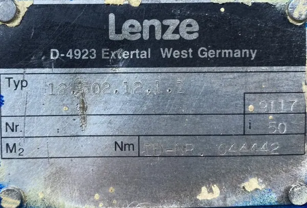 Motoreduktor / przekładnia 1,1kW 12-100obr. 3fazowy Lenze - zdjęcie 4