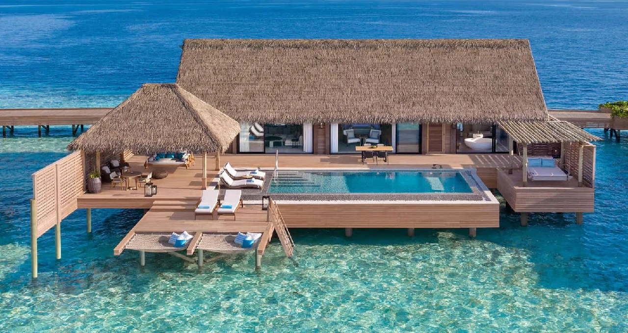 1. Overwater Villas in maldives