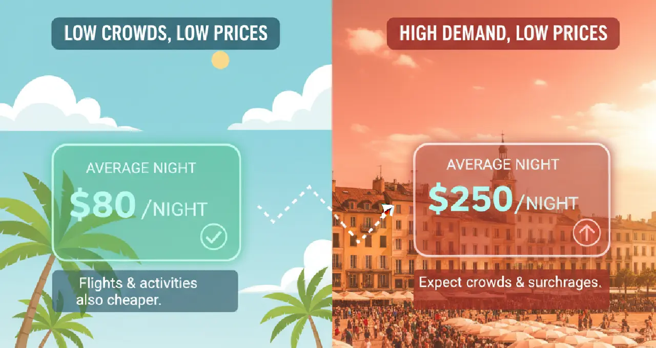 Timing Your Trip: Off-Peak vs. Peak Travel Seasons