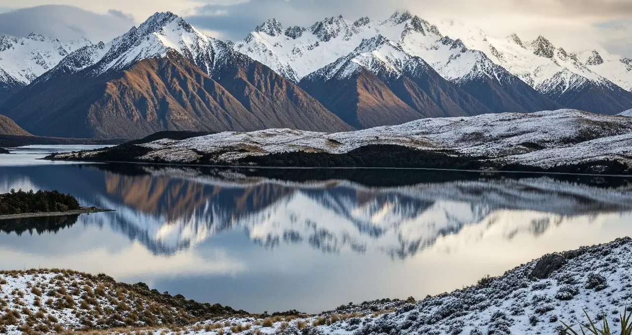 10. New Zealand's South Island: Dramatic Landscapes in Winter Glory