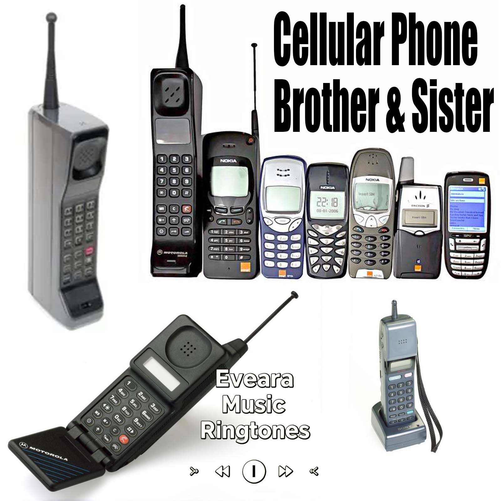 Cellular Phone Brother & Sister