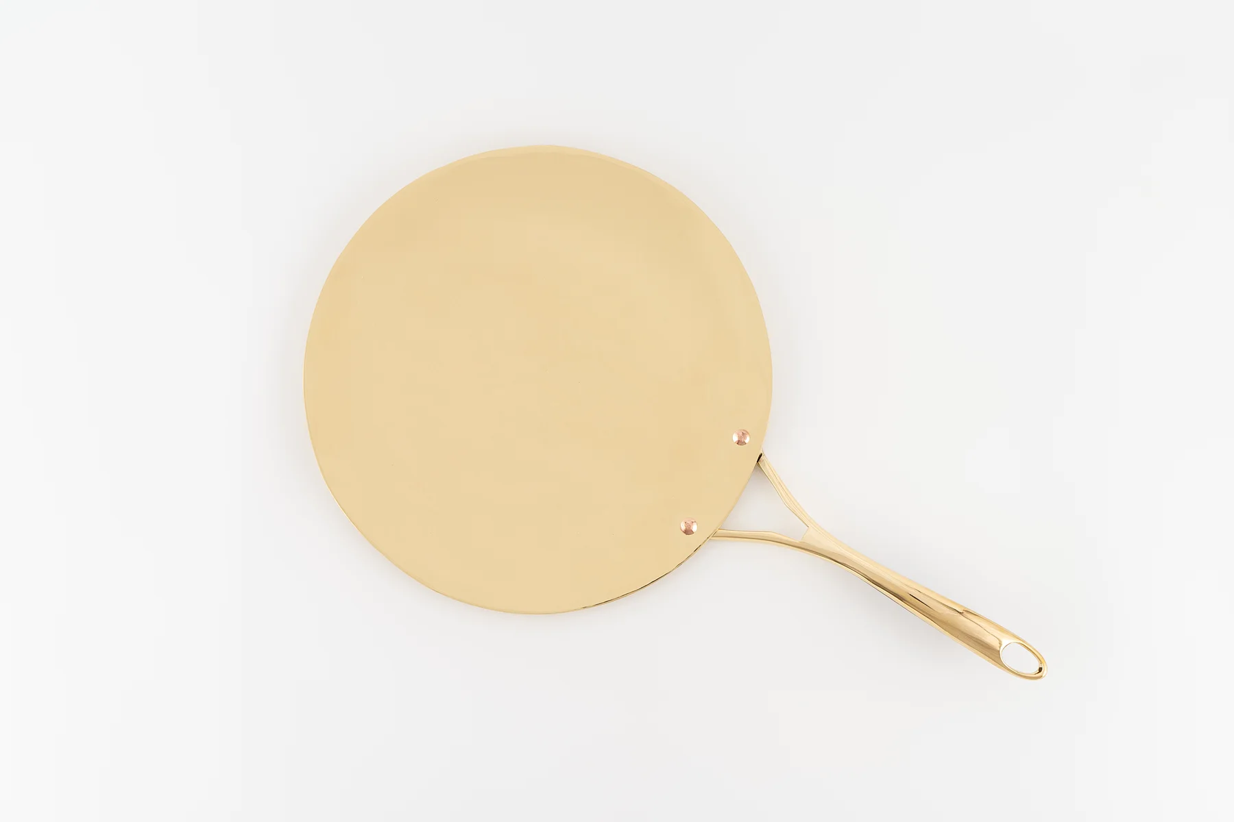 Brass Tawa with Brass & Wood Handle thumbnail 2