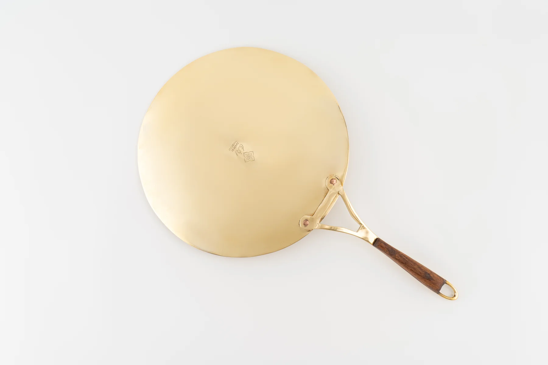 Brass Tawa with Brass & Wood Handle thumbnail 4