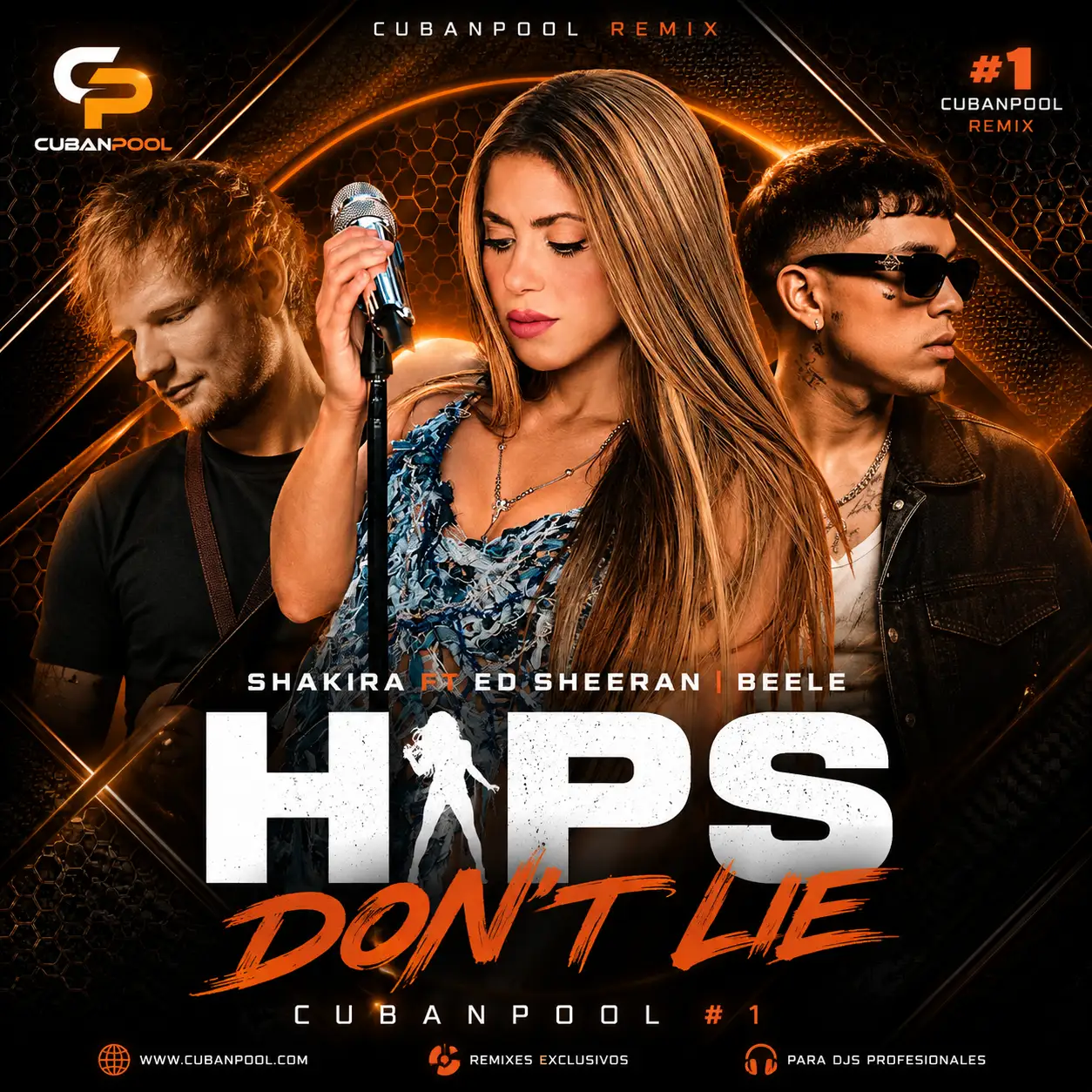 Shakira ft Ed Sheeran, Beele - Hips Don t Lie - [Remix Afro] Clean - 100 Bpm