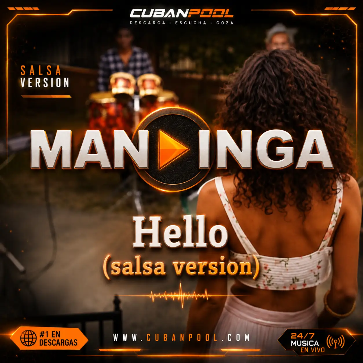 Mandinga - Hello [Remix Salsa] Live Mashup - Clean - 98 Bpm