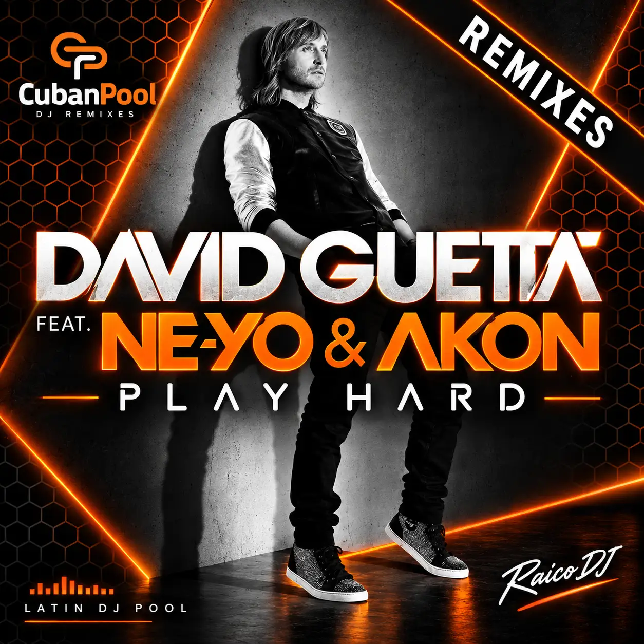 David Guetta ft. Ne-Yo, Akon - Play Hard [Quick Hit] Clean - 130 Bpm