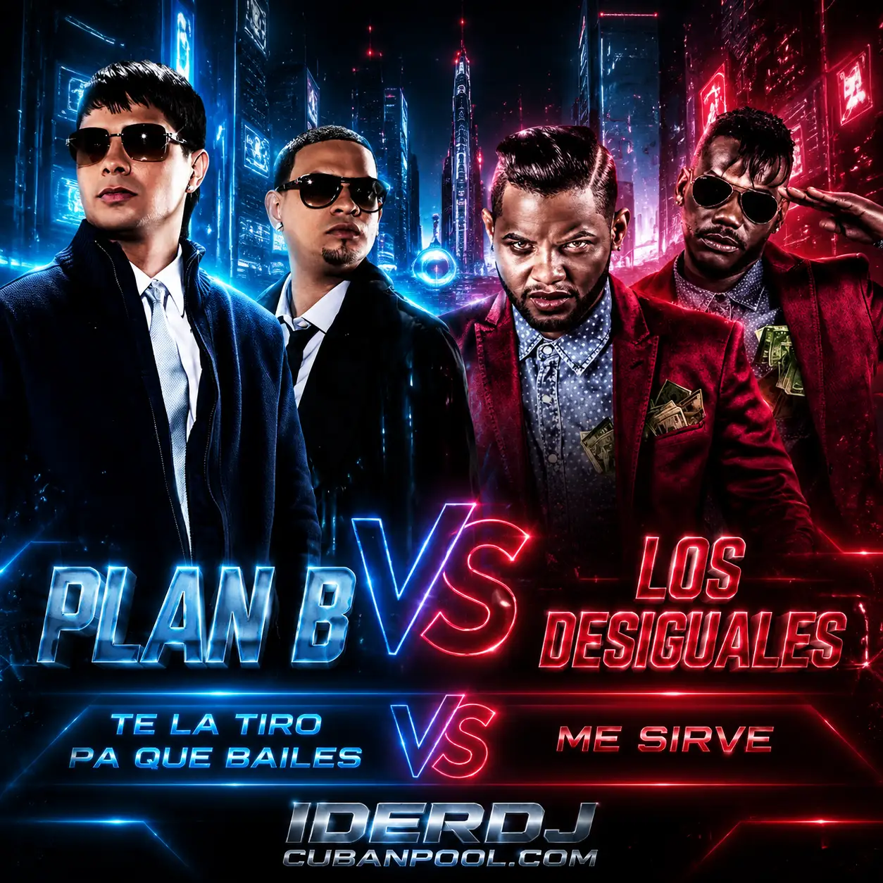 Los Desiguales ft Plan B - Me Sirve Vs Te Lo Tiro Pa Que Baile (Intro Splice Mashup) IderDj Remixes 92 bpm