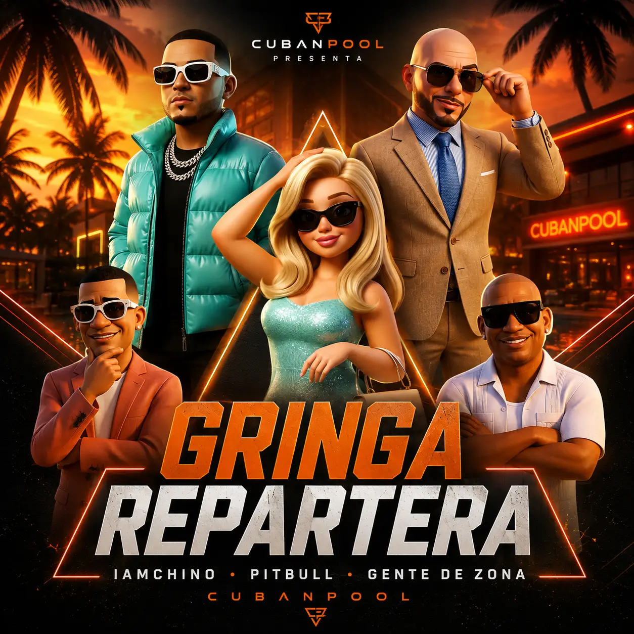 Pitbull ft Gente de Zona - Gringa Repartera - Aca Dirty - 103 Bpm