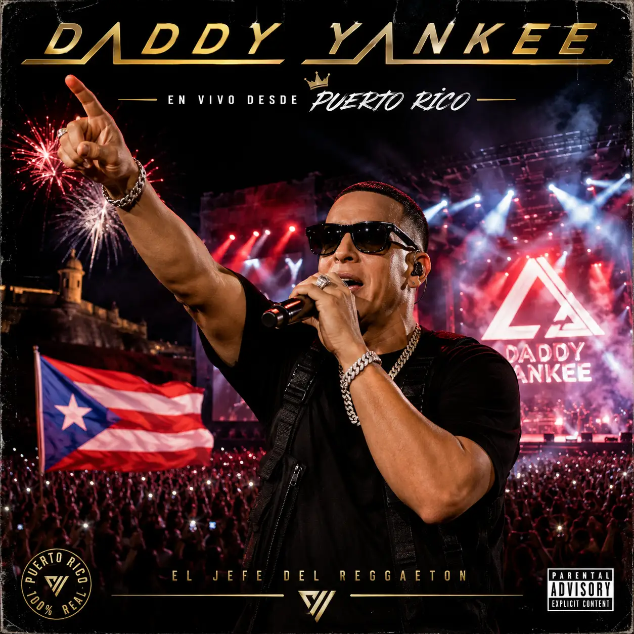 Daddy Yankee - No Me Quedo Atras [Show Live] - Clean - 100 Bpm