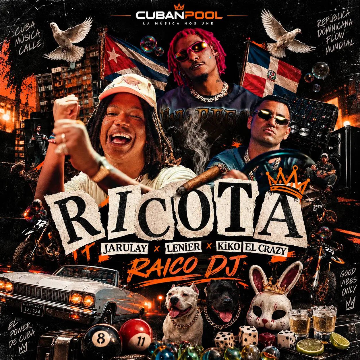 Ja Rulay ft Kiko El Crazy, Lenier - Ricota [Live Mashup] Dirty - 114 Bpm